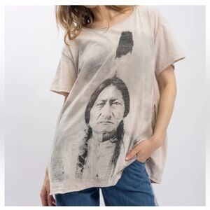 Blue Velvet Sitting Bull tee medium NWT